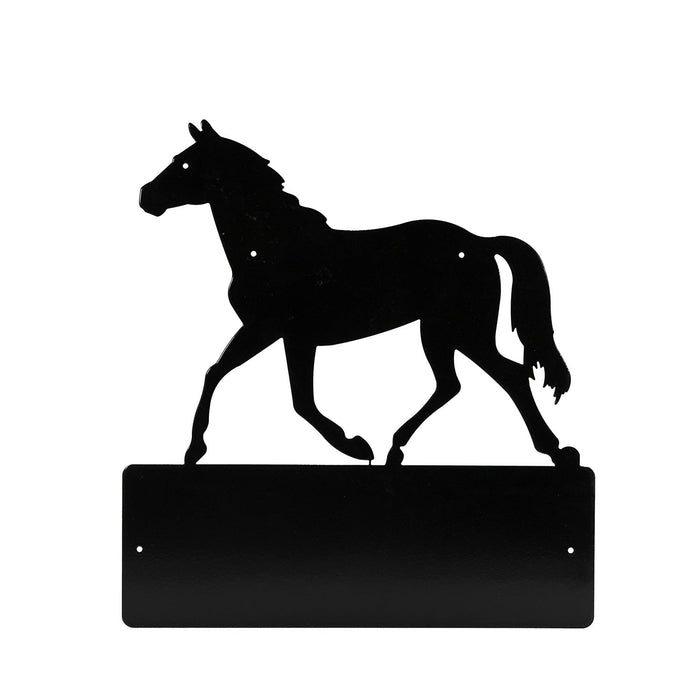 Jeffers Stall Name Plate, Horse Designs Metal Stall ID Sign