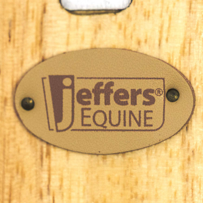 Jeffers Wooden Handle Hoof Pick & Brush, Horse Hoof Cleaning Tool
