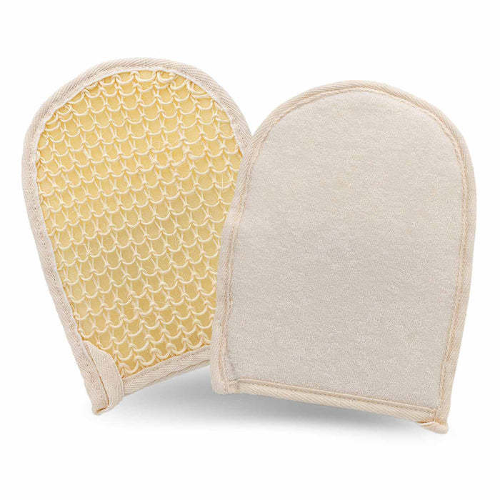 Jeffers Double-Sided Sisal/Microfiber Face Grooming Mitt for Horses