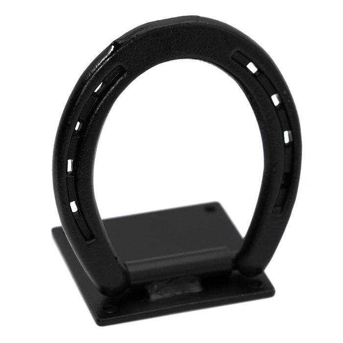 Jeffers Steel Horseshoe Cross Tie Rings for Barn & Stall Use