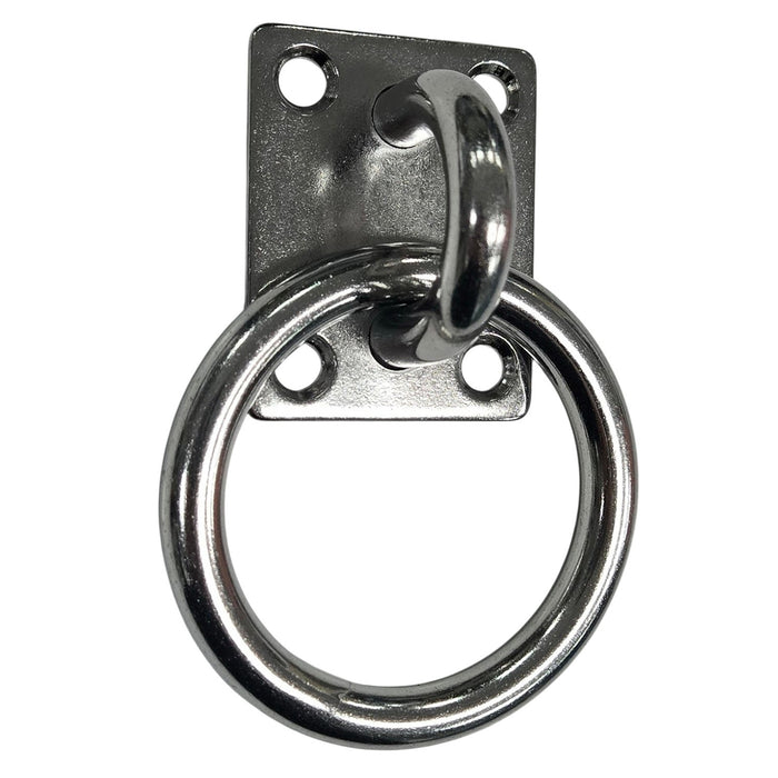 Jeffers Stainless Steel 2" Tie Ring for Cross Ties & Lead Ropes