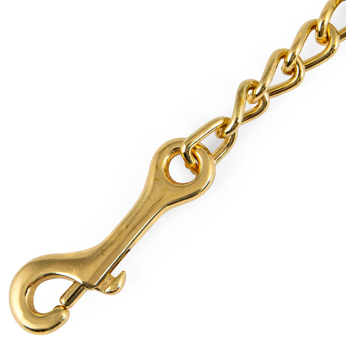 Jeffers Horse Lead Chain with Bolt Snap End & Square Eye Swivel End
