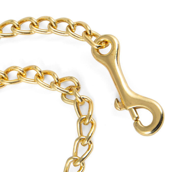 Jeffers Horse Lead Chain with Bolt Snap End & Square Eye Swivel End