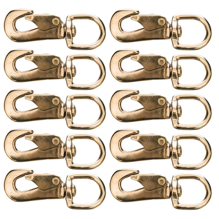 Jeffers Solid Brass Spring Snap