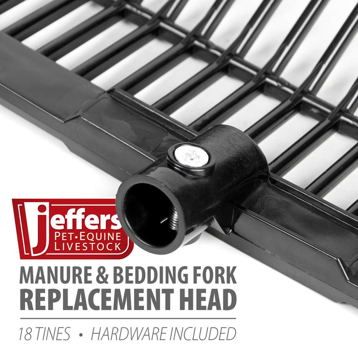 Jeffers Manure & Bedding Fork (& Replacement Heads)