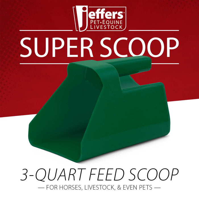 Jeffers 3 Quart Super Scoop for Grain or Feed