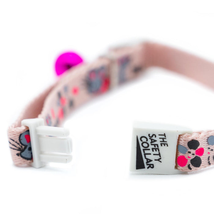 Jeffers Adjustable Breakaway Safety Cat Collar with Bell, 8"-12"