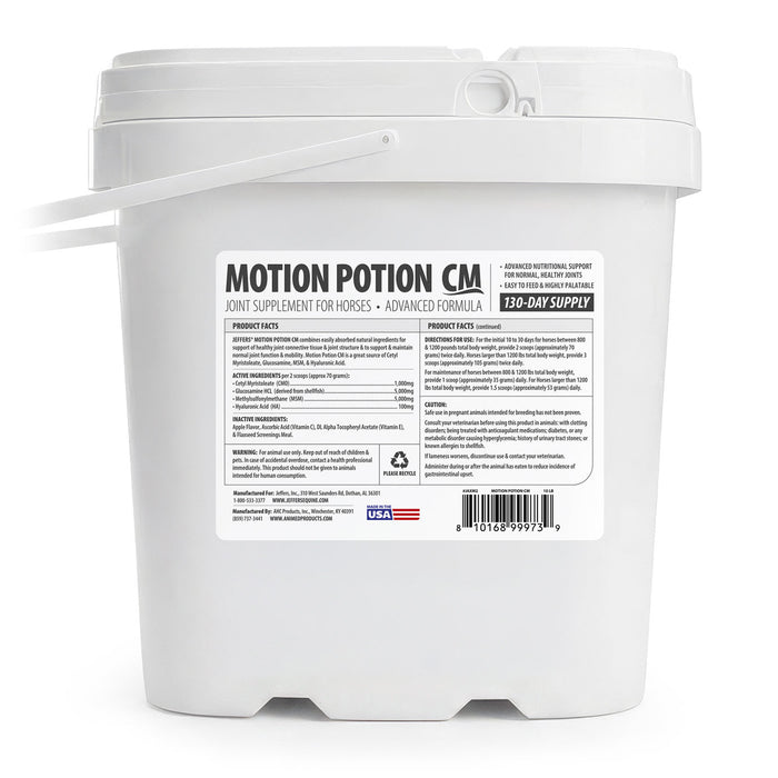 Jeffers Motion Potion CM Advanced Joint Formula Powder Supplement for Horses