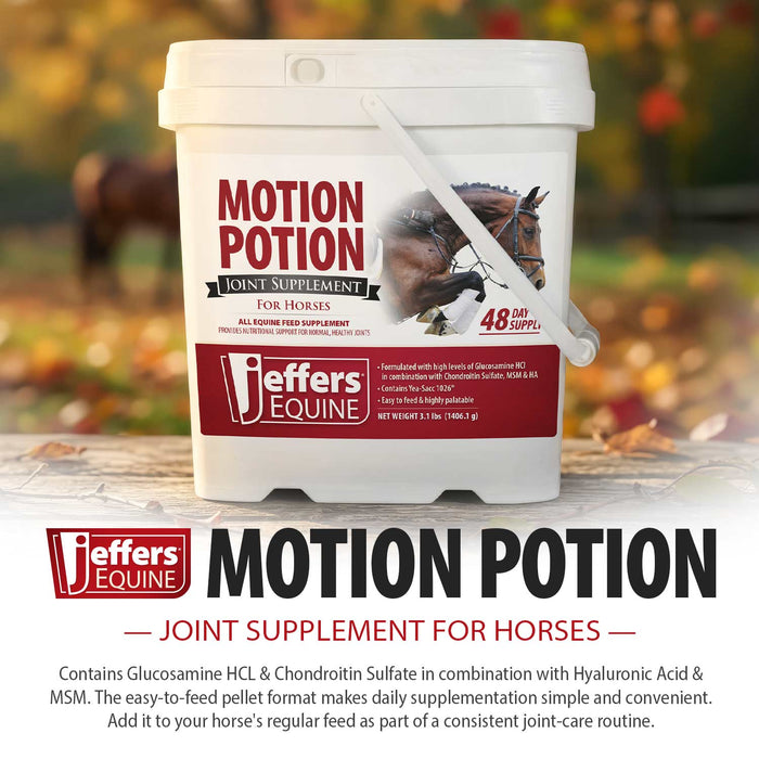 Jeffers Motion Potion Joint Supplement Pellets for Horses
