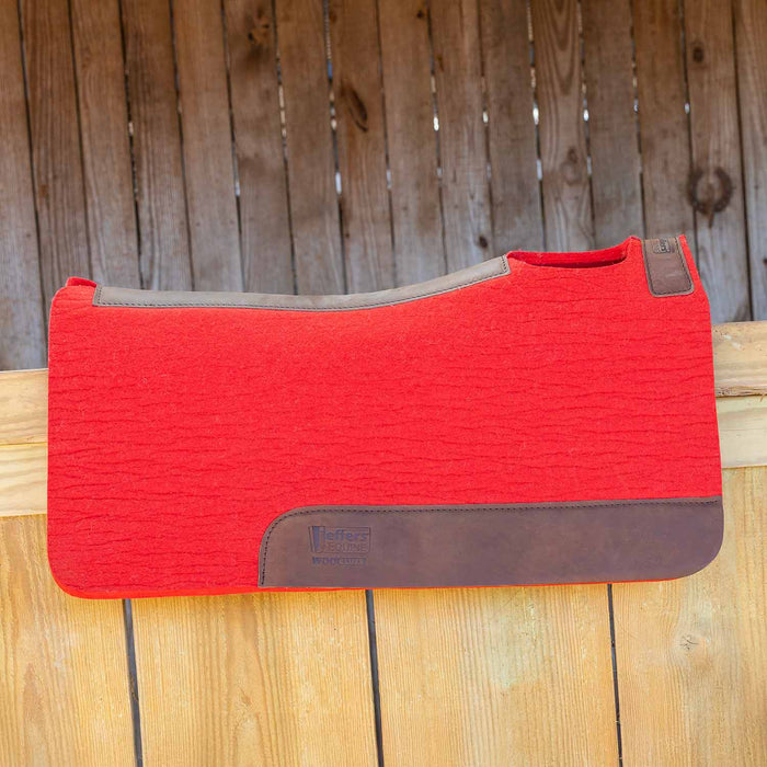 Jeffers WoolLuxe 100% Wool Equine Saddle Pad – Cushioned, Breathable, and Shock-Absorbing