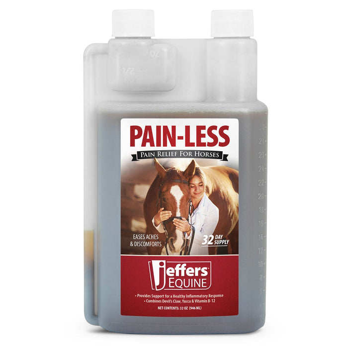 Jeffers Pain-Less Pain Relief Liquid for Horses
