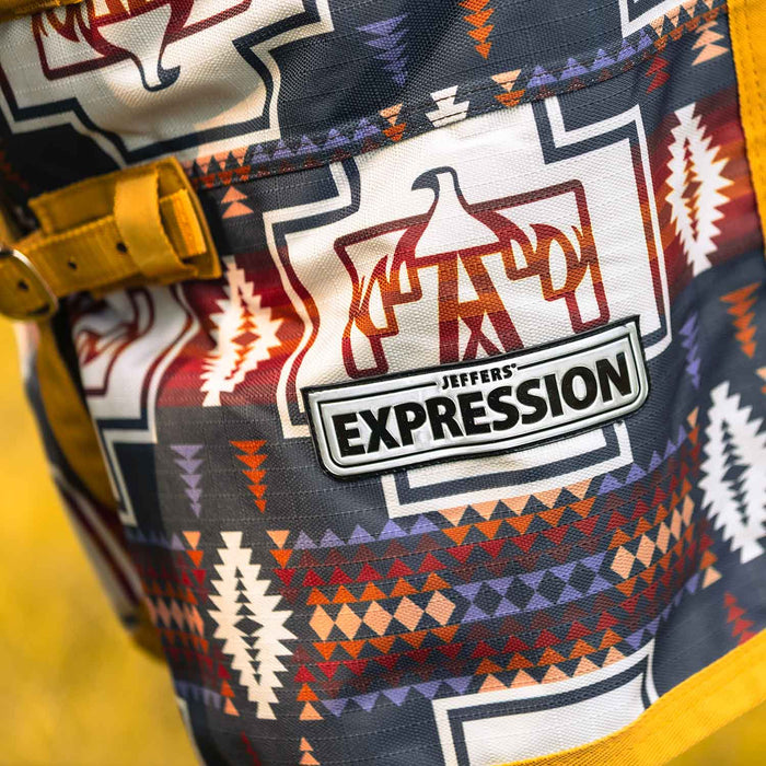 Jeffers Expression 1200 Denier Standard Neck Turnout Horse Blanket, 240 Gram