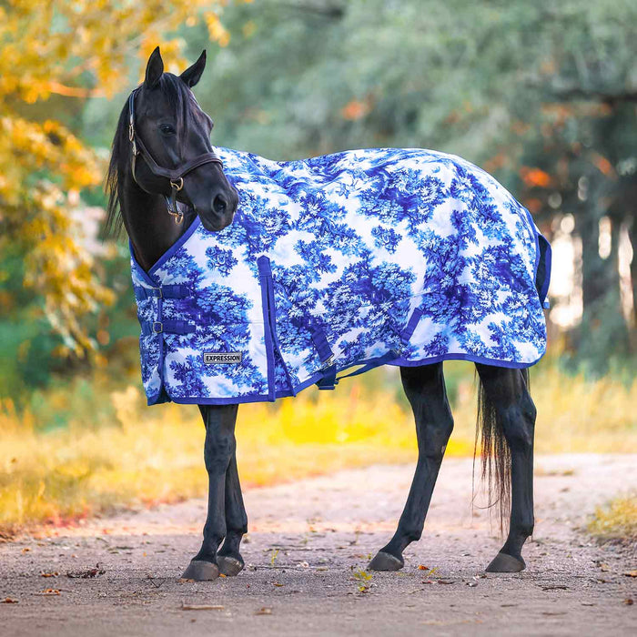 Jeffers Expression 1200 Denier Standard Neck Turnout Horse Blanket, 240 Gram