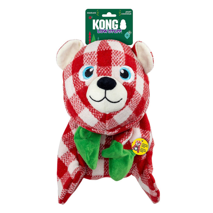 Holiday Low Stuff Flanimalz Bear Lg/XL Color Red