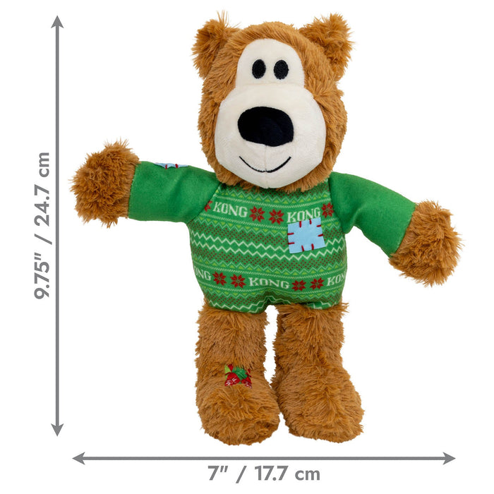 Holiday Wild Knots Sweater Bear Green Color Green