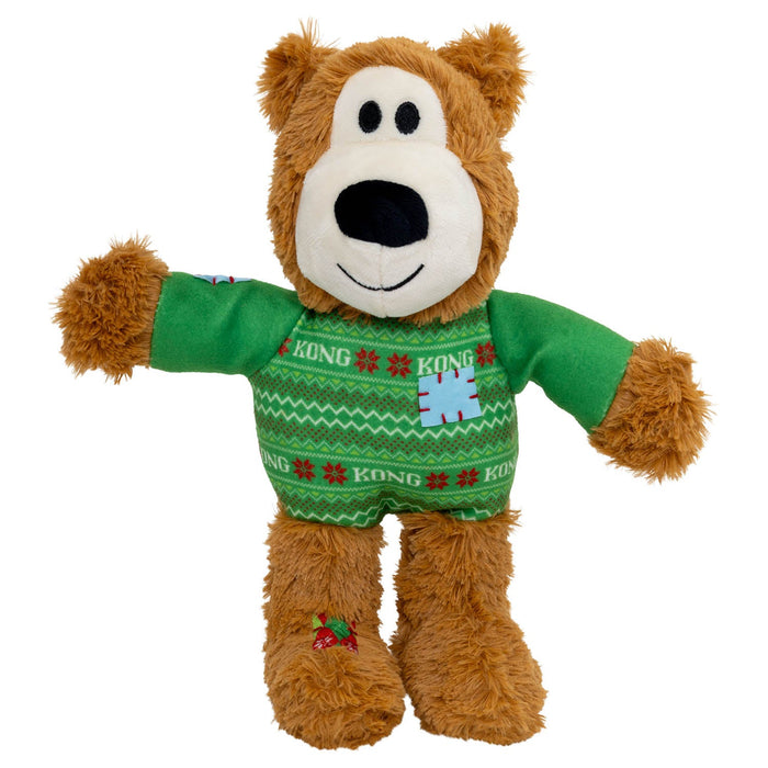Holiday Wild Knots Sweater Bear Green Color Green