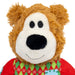 Holiday Wild Knots Sweater Bear Green Color Red