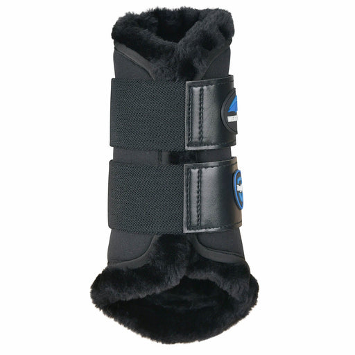 WeatherBeeta Tough-Tec Comfy Fleece Brushing Boots Color BLACK/BLACK
