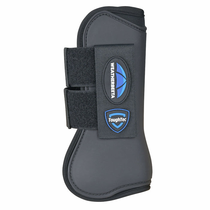 WeatherBeeta Toiugh-Tec Prime Open Front Boots Color BLACK/BLACK