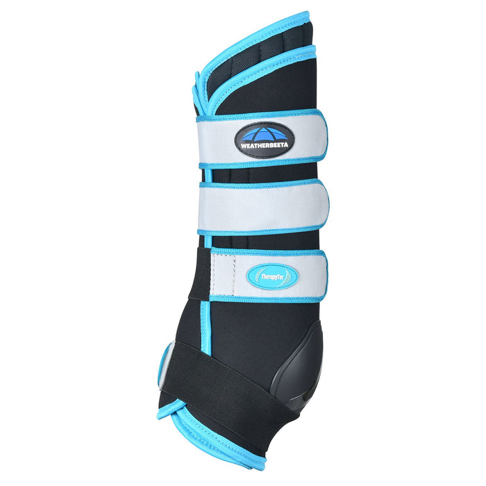 WeatherBeeta Therapy-Tec Stable Boot Wraps Color BLACK/BLUE
