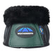 WeatherBeeta Tough-Tec Prime Fleece Trim Rubber Bell Boots Color BLACK/FOREST GREEN