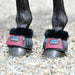 WeatherBeeta Tough-Tec Prime Fleece Trim Rubber Bell Boots Color BLACK/BURGUNDY