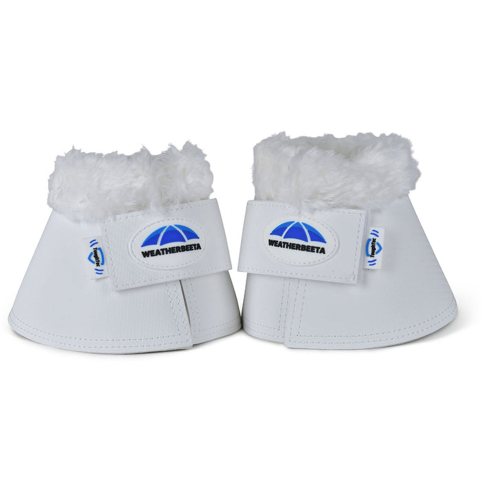 WeatherBeeta Tough-Tec Fleece Trim Bell Boots Color WHITE