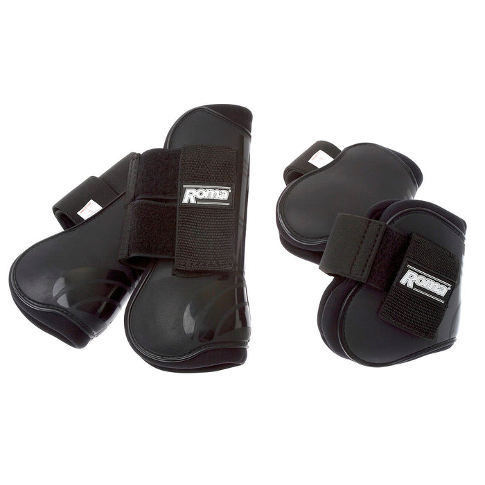 Roma Competitor Series 4-Pack Boots Color BLACK