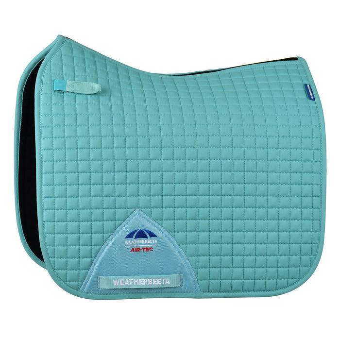 WeatherBeeta Prime Air-Tec Dressage Saddle Pad Color LIGHT AQUA