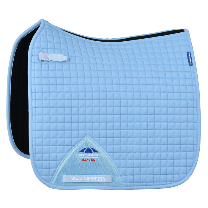 WeatherBeeta Prime Air-Tec Dressage Saddle Pad Color SKY BLUE