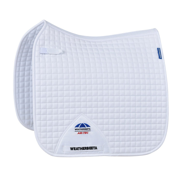 WeatherBeeta Prime Air-Tec Dressage Saddle Pad Color WHITE