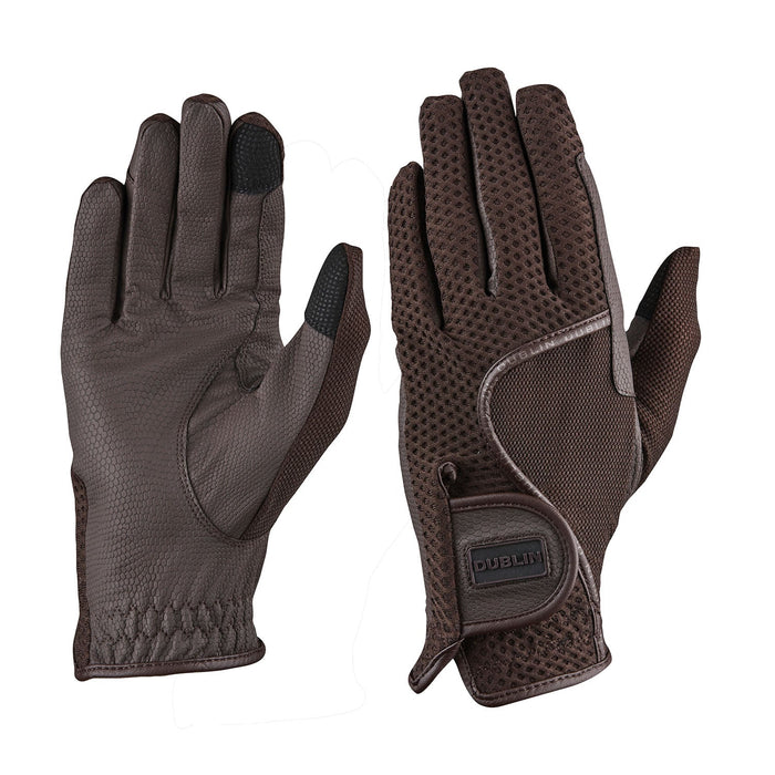 Dublin Airflow Honeycomb Gloves Color CHOCOLATE