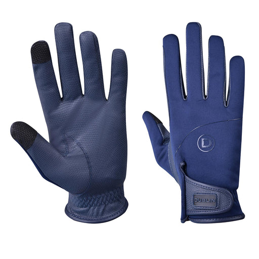 Dublin Everyday Softback Riding Gloves Color NAVY