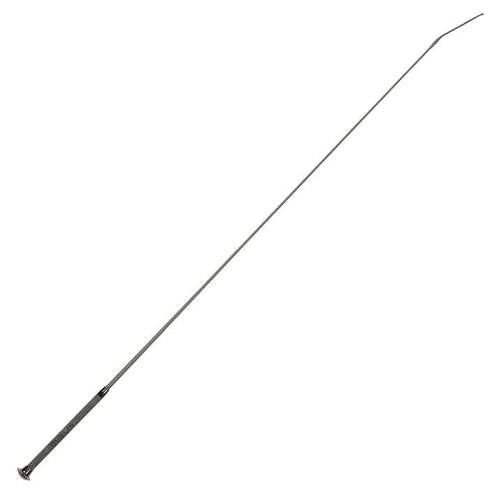 Dublin Leather Embossed Dressage Whip Ii Color GREY
