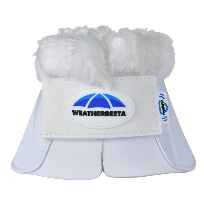 WeatherBeeta Tough-Tec Impact Fleece Trim Bell Boots Color WHITE/WHITE