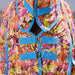 WeatherBeeta Saxon Combo Neck Mesh Fly Sheet with Belly Wrap, Technicolor Horses Color Multi