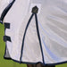 WeatherBeeta Saxon Combo Neck Mesh Fly Sheet with Belly Wrap, Technicolor Horses Color white