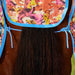 WeatherBeeta Saxon Combo Neck Mesh Fly Sheet with Belly Wrap, Technicolor Horses Color Multi