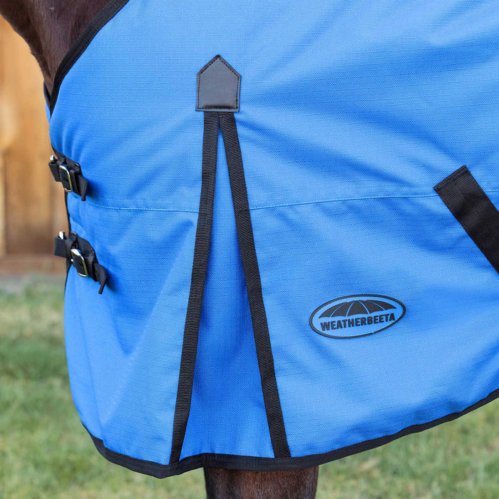 WeatherBeeta ComFITec Original Standard Neck Turnout Blanket Color Blue