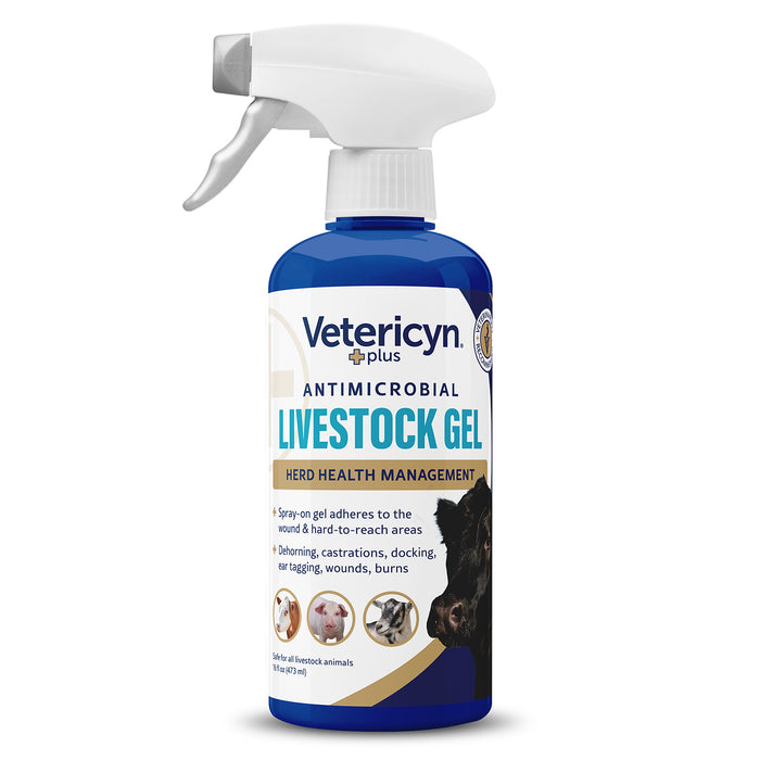 Vetericyn Plus Antimicrobial Livestock Gel Spray