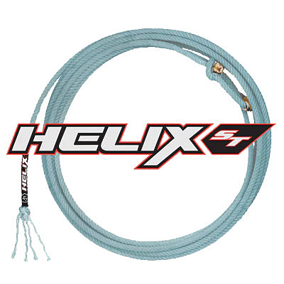 Helix Team Roping Rope – Head or Heel, Double-Twisted Core, Green