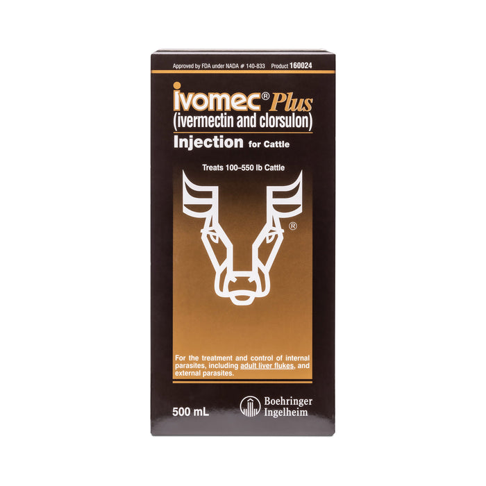 Ivomec Plus Injectable Cattle Wormer