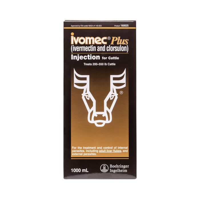 Ivomec Plus Injectable Cattle Wormer