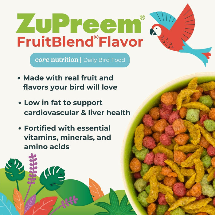 Zupreem FruitBlend Flavor Bird Food