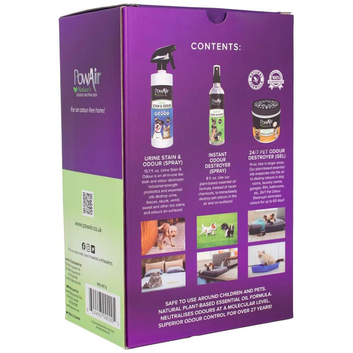 PowAir Pet Stain & Odor Destroyer Kit