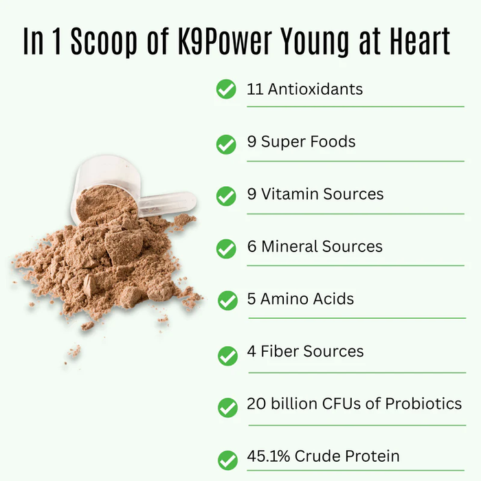 K9 Power Young at Heart Senior Dog Health Formula