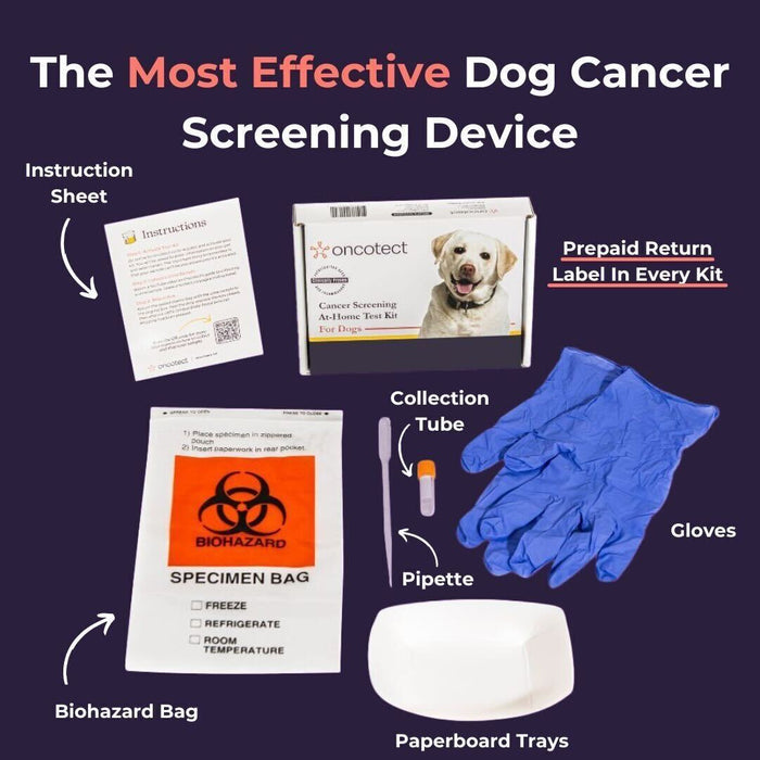 Oncotect Essential Dog Cancer Screening Test Kit Color White