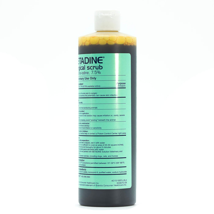 Betadine Surgical Scrub Sudsing Skin Cleanser (Povidone Iodine)