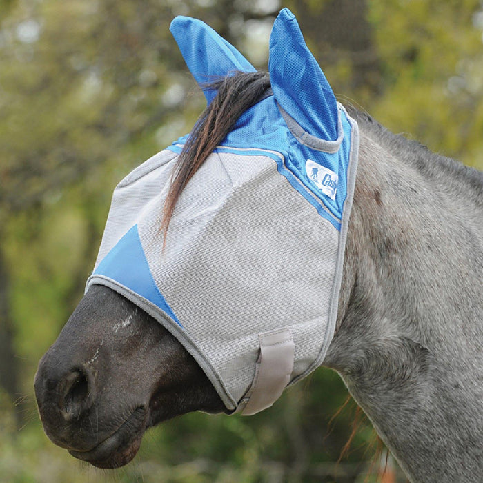 Crusader Fly Mask with Ears Color Blue