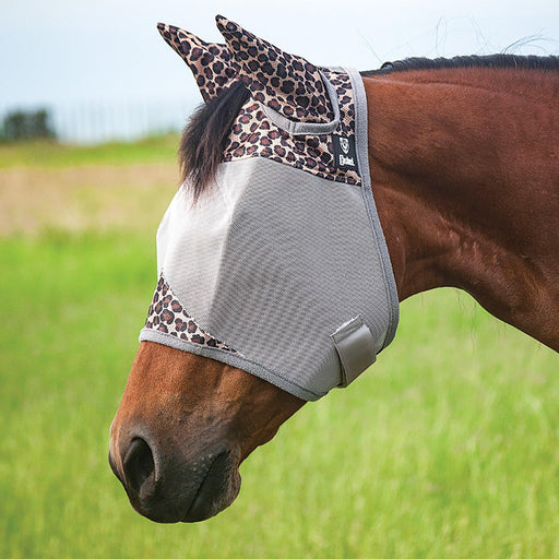 Crusader Fly Mask with Ears Color Leopard